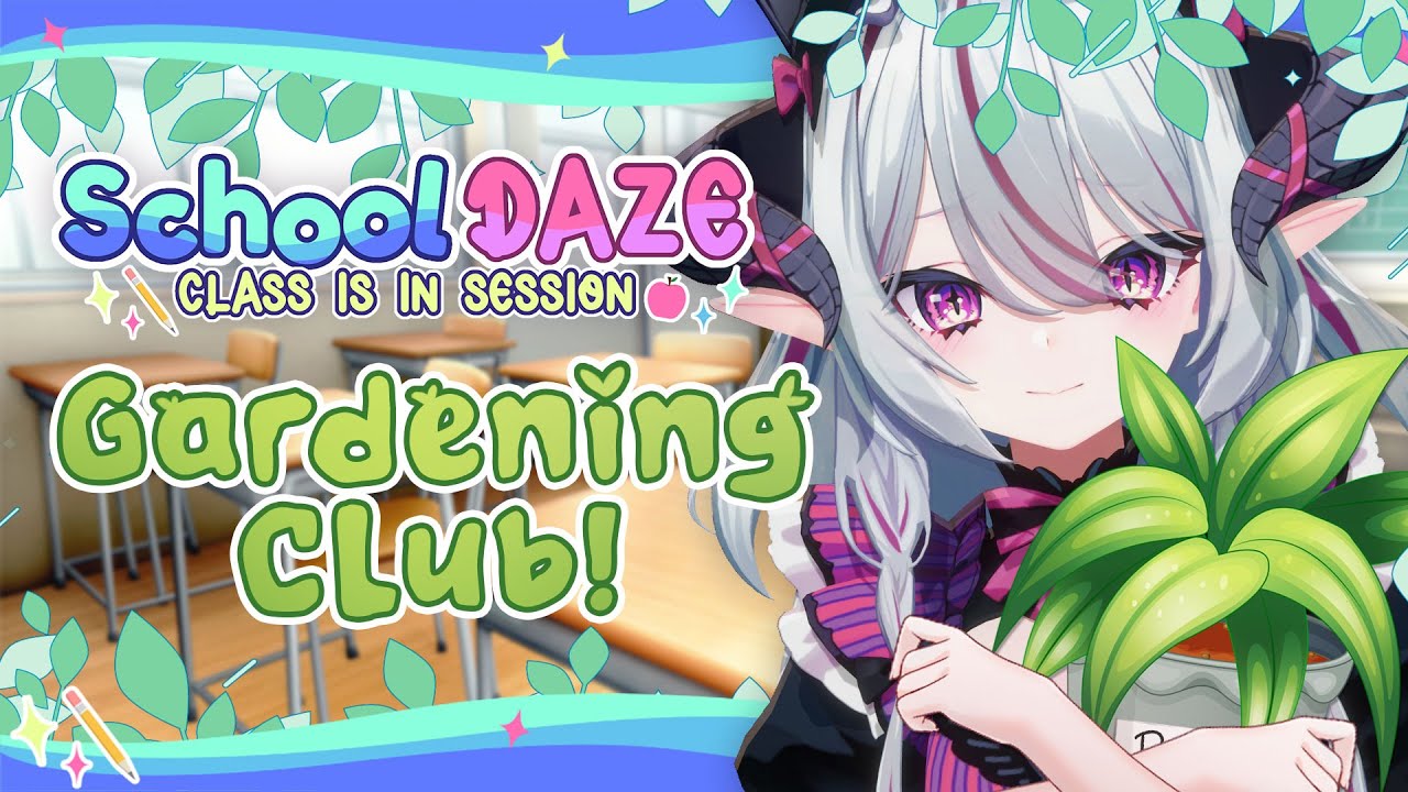 【SCHOOL DAZE】Postive Plant Paper ASMR with the Gardening Club!