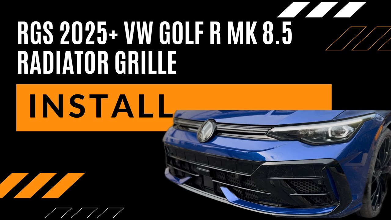 Защитите свой Volkswagen Golf R Mk 8.5 2025&ndash;2026 годов | Простая установка решетки радиатора и ин...