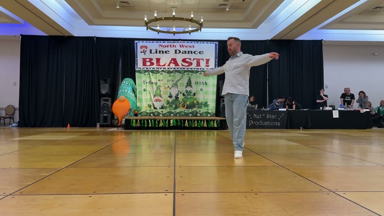Beautiful Stranger Line Dance Demo by Gary O'Reilly @ 2025 NWLD Blast