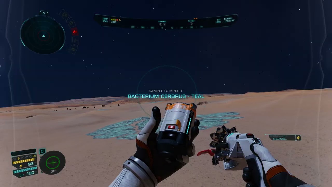 Elite Dangerous: DW3 Exobiology: Moon with 9 biologicals - Part 3 - Short hops and tricky landings