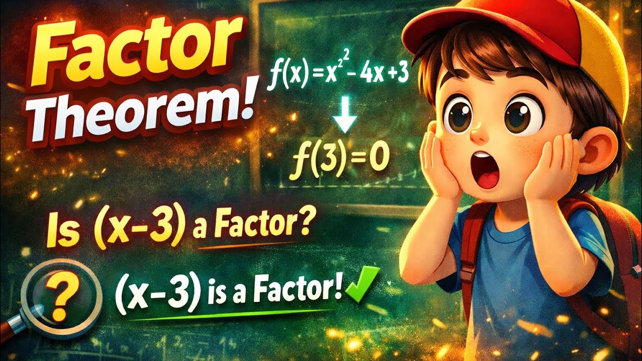 Factor Theorem Class 9 Maths | Full Explanation with Examples | Polynomials ⭐