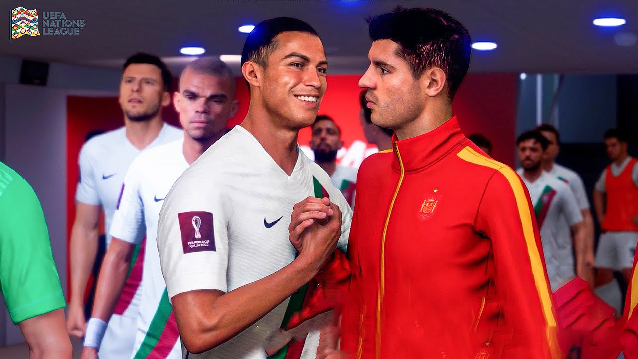 FIFA 23 | Spain Vs Portugal | Nations League 2022 | 4K Gameplay