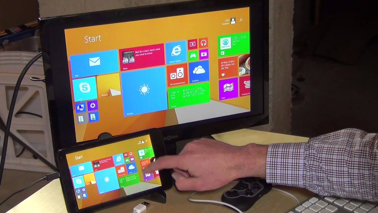 HP Stream 7 - Miracast Demonstration