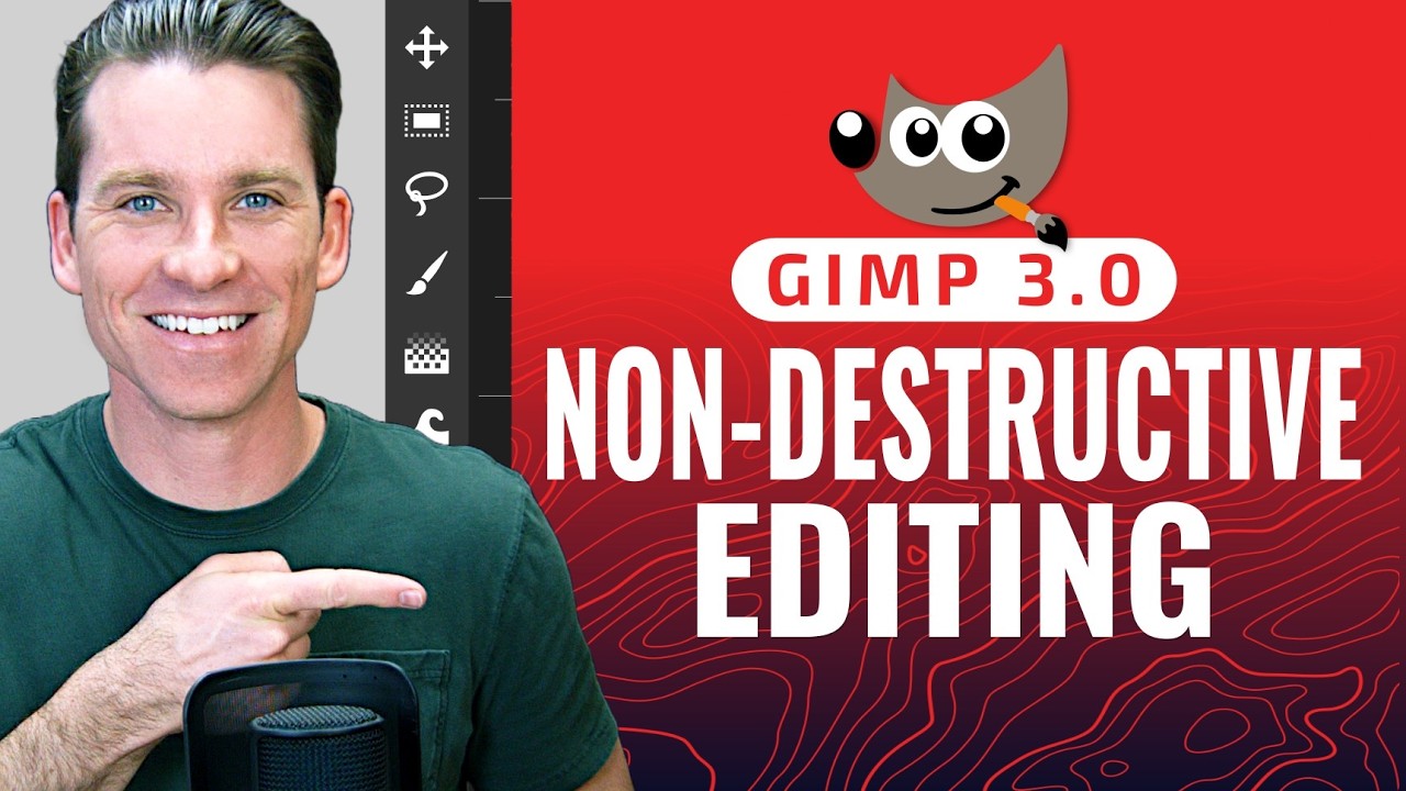 Неразрушающее редактирование в GIMP 3.0 поразит вас 🤯