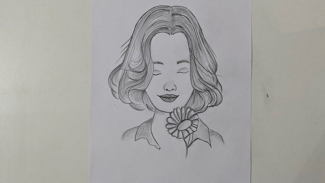 pencil drawing for beginners ♥️ I hope you like it ☺️