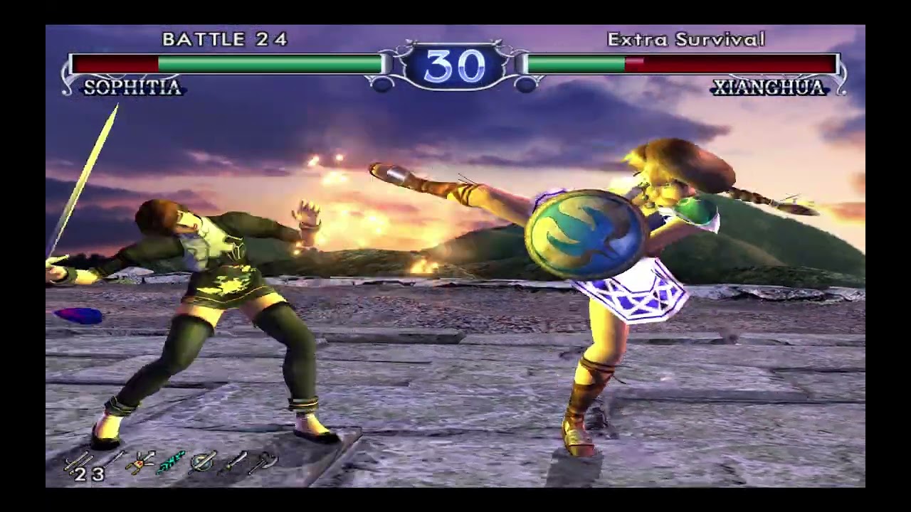 Soul Calibur 2 Survival No Recovery Sophitia 67 Wins