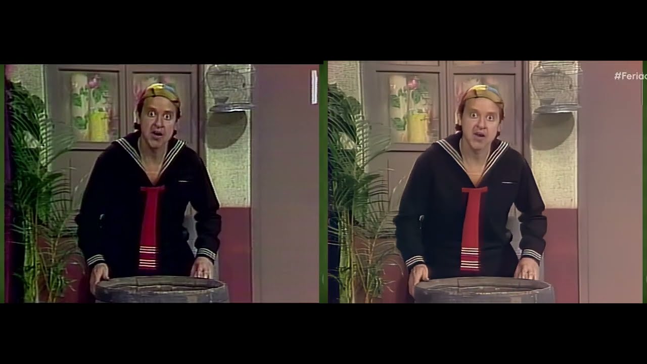 [Comparativo] Chaves Original vs SBT IA Remaster Disaster