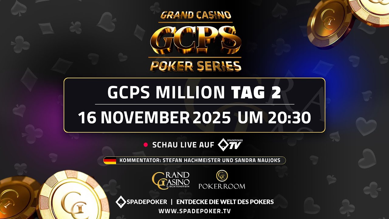 LIVE: Grand Casino Poker Series MILLION - Tag 2