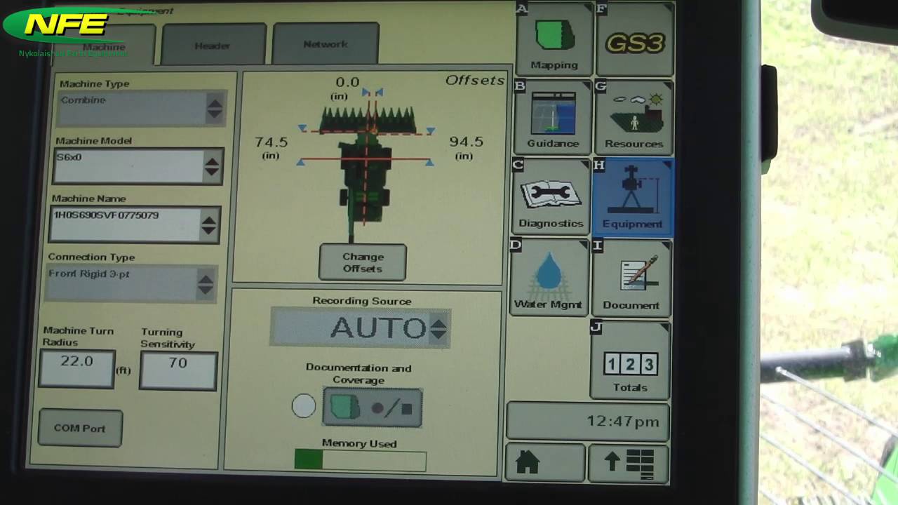 John Deere GS3 2630 Walkthrough - Equipment