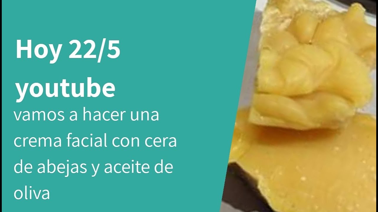Cómo hacer una crema con cera de abejas y aceite de oliva