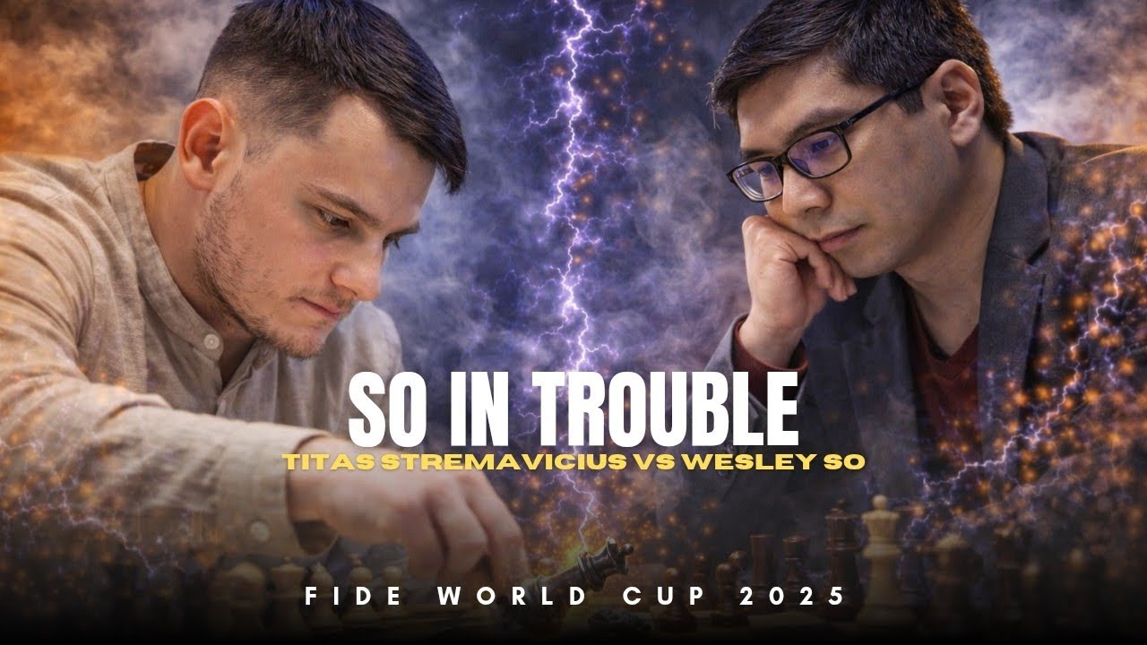 Titas Stremavicius vs Wesley So ❗ Queen’s Gambit Strategic Battle ❗ FIDE World Cup 2025