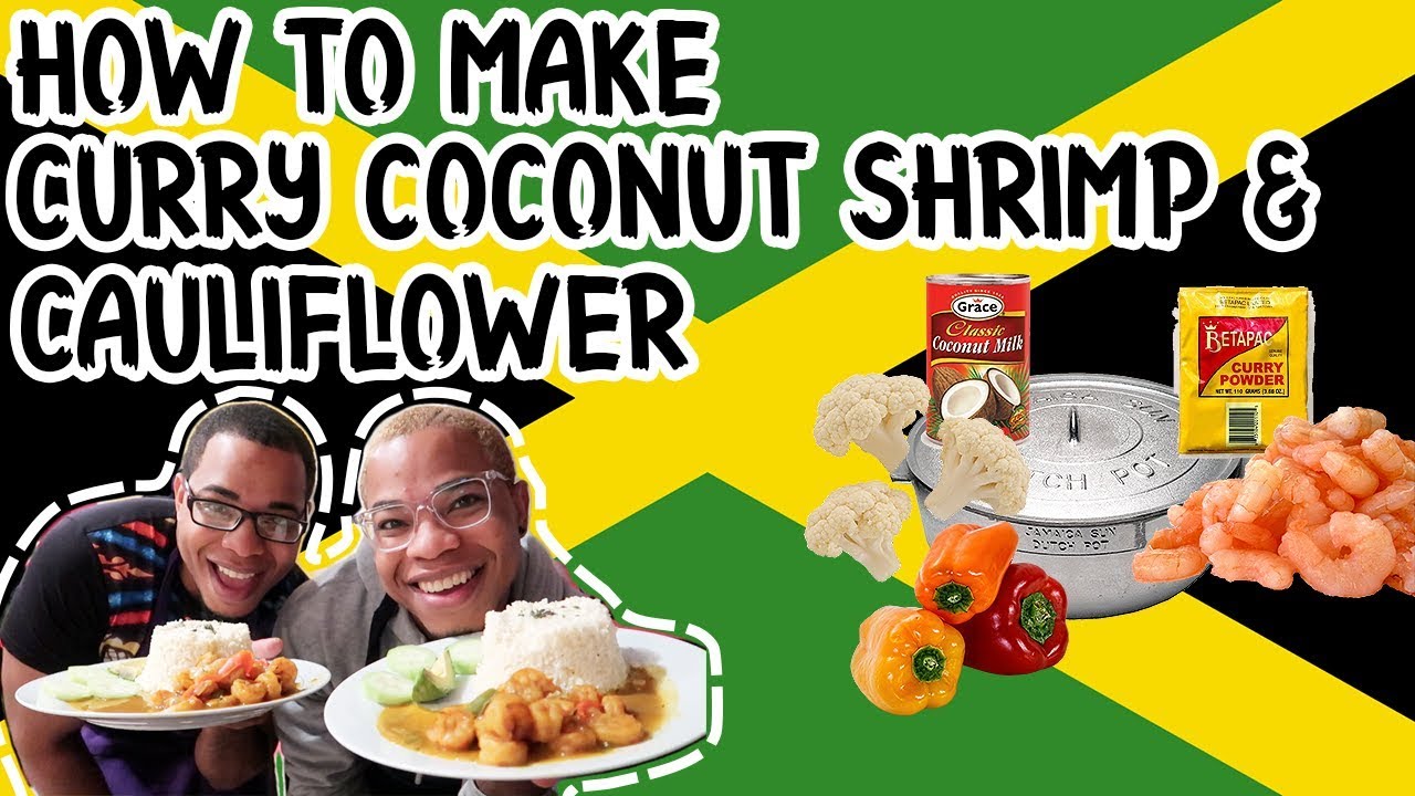 How To Make Curry Coconut Shrimp & Cauliflower Rice | In Di Kitchen w/ BaddieTwinz