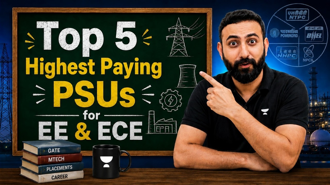Top 5 Highest Paying PSUs for EE & ECE Through GATE 2027 | Salary, Perks & Career Growth |Aditya Sir