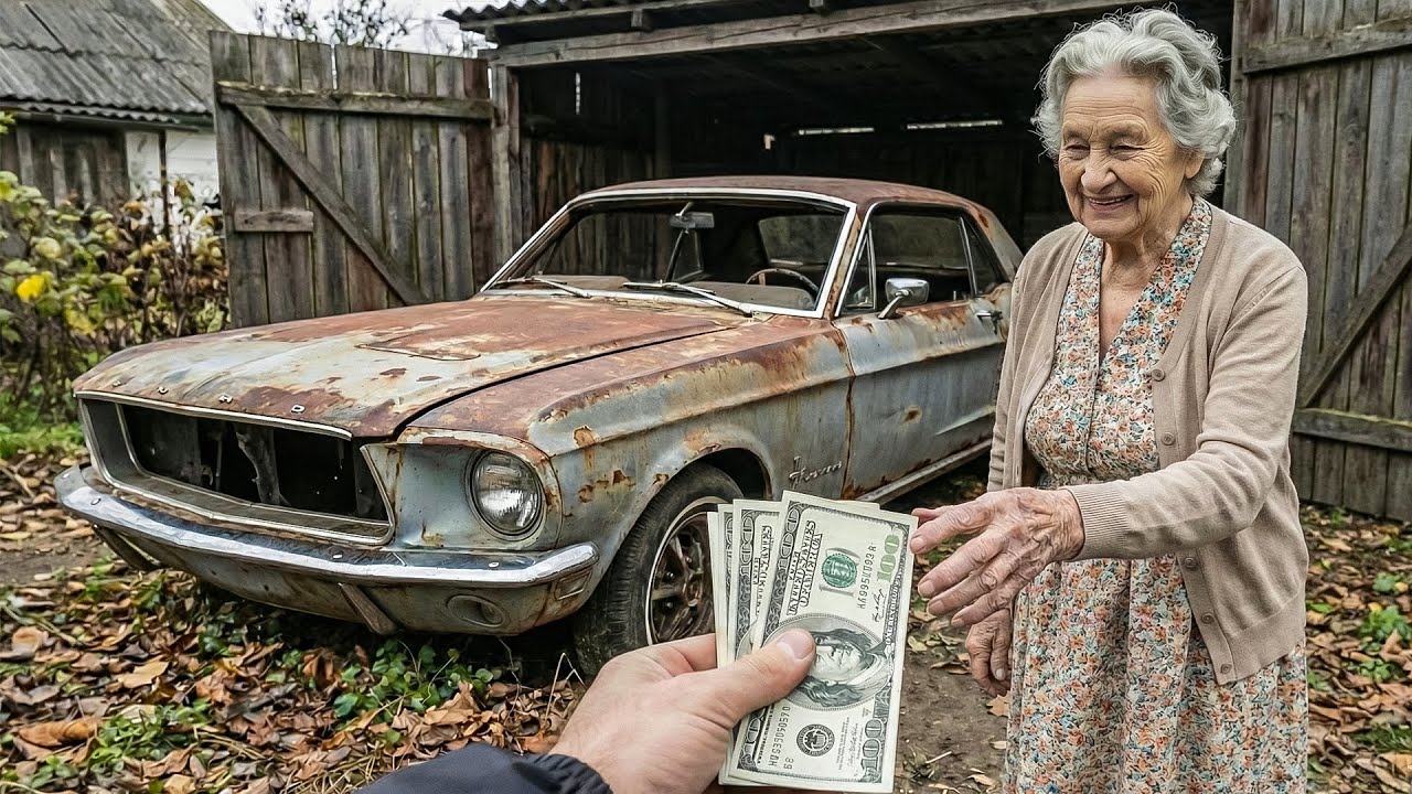 80-Year-Old Lady’s Abandoned 1965 Ford Mustang Fastback | Full Restoration & ASMR POV