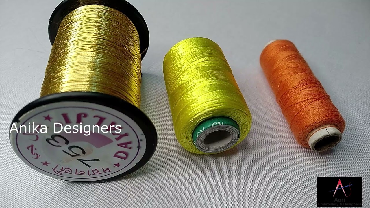 Aari threads for beginners||Aari embroidery||Anika desgners