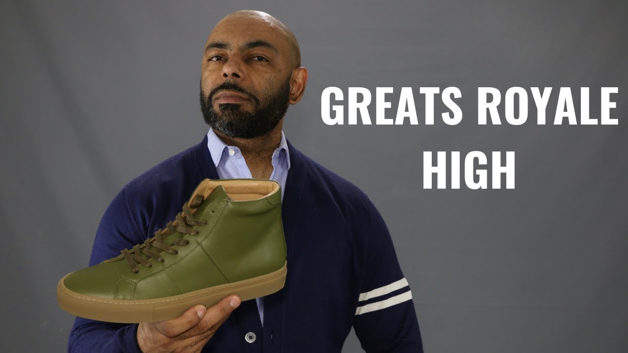 Greats Royale High Sneaker UnBoxing And Review