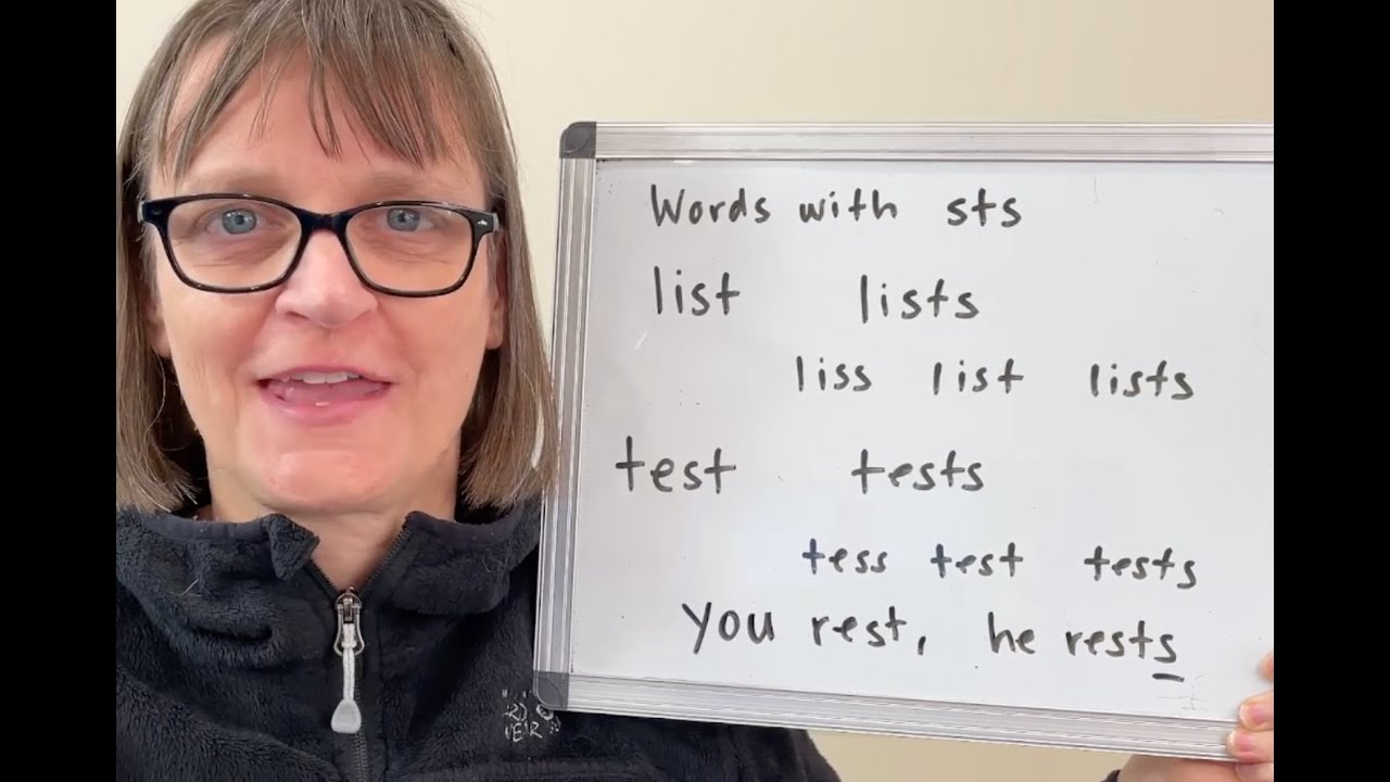 How to Pronounce Words Ending with sts (Firsts, Lasts, Guests, Tests, Hosts, Psychiatrists)