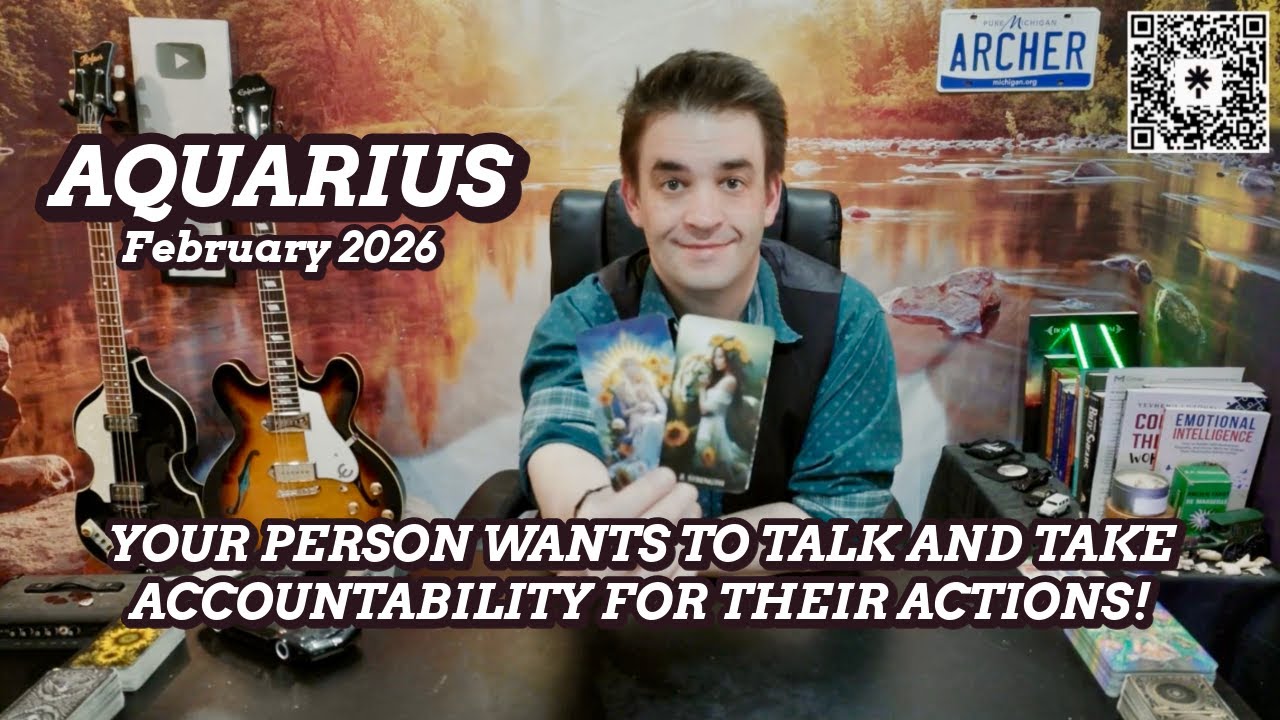 AQUARIUS - YOUR PERSON WANTS TO TALK AND TAKE ACCOUNTABILITY FOR THEIR ACTIONS!