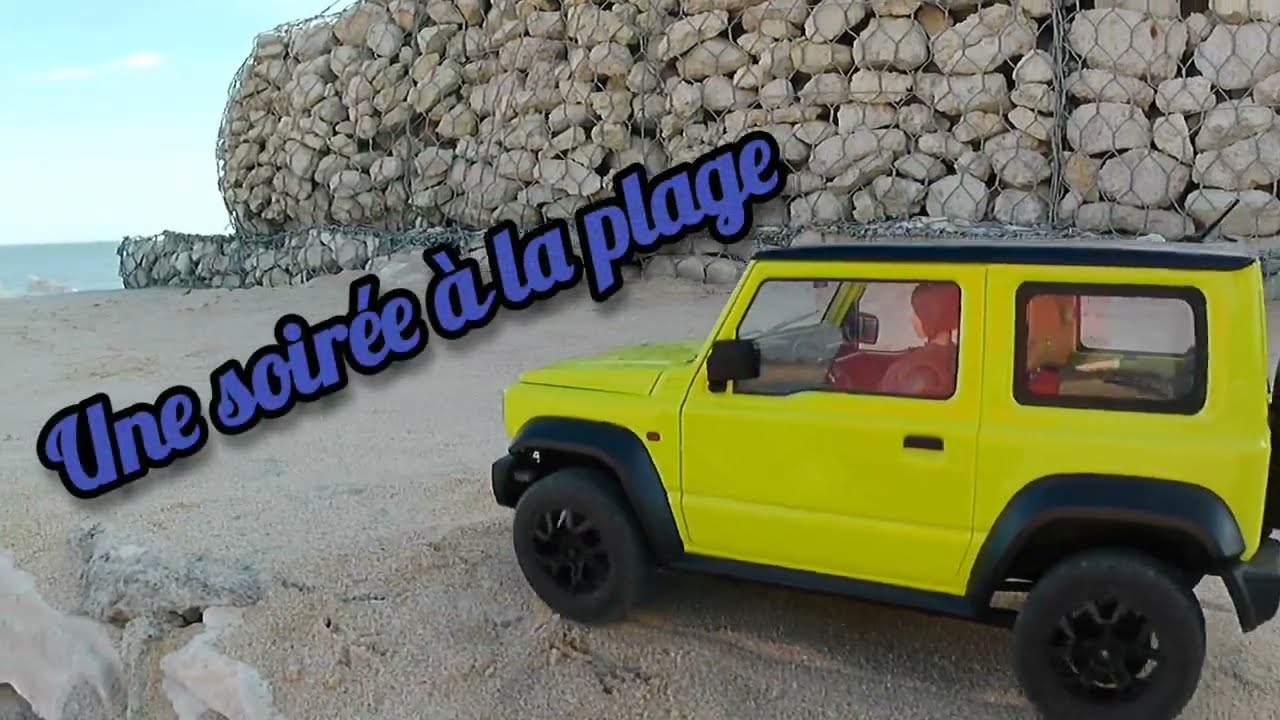 FMS Suzuki Jimny 1/12 : Une soirée à la plage à l'île de Ré