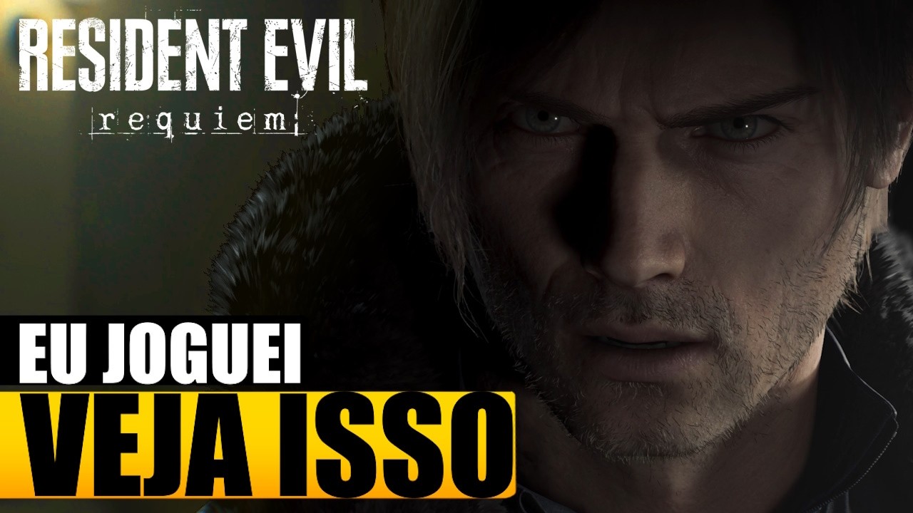 JOGUEI RESIDENT EVIL REQUIEM (RE9) POR 3 HORAS - MINHAS IMPRESS&Otilde;ES (SEM SPOILER)