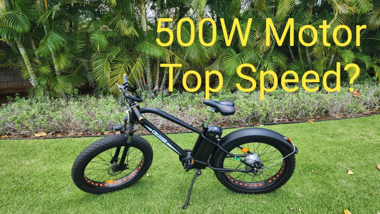 How Fast Can a 500 Watt E-bike Motor Really Go? Top Speed Test!