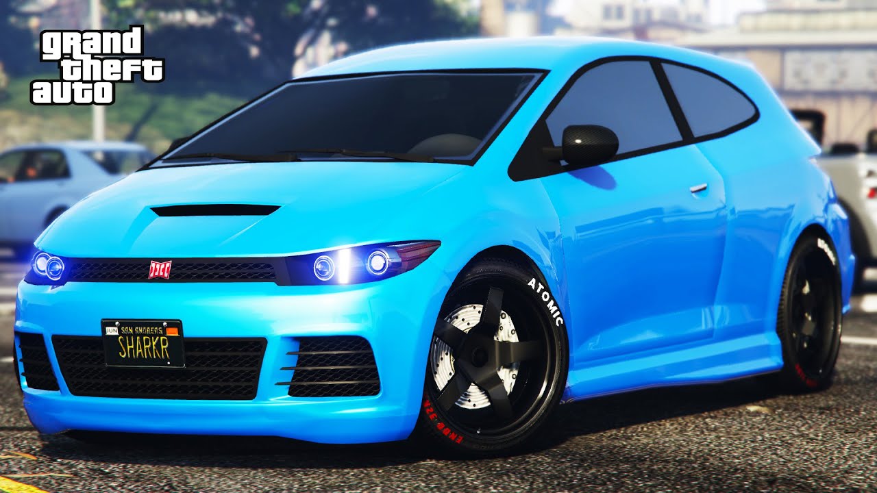 Обзор Dinka Blista и лучшие настройки — GTA 5 Online Honda Civic — Volkswagen Golf РЕДКАЯ МАШИНА!...