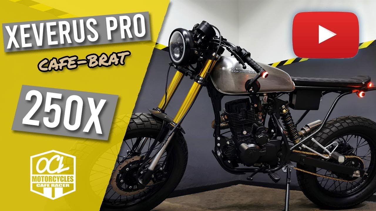 VELOCI XEVERUS PRO 250X MODIFICADA / CAFE-BRAT by: OCL MOTORCYCLES CR