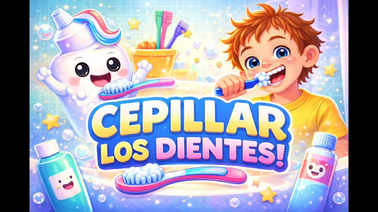 A Cepillar los Dientes 🪥🎵 | Canción Infantil Divertida.