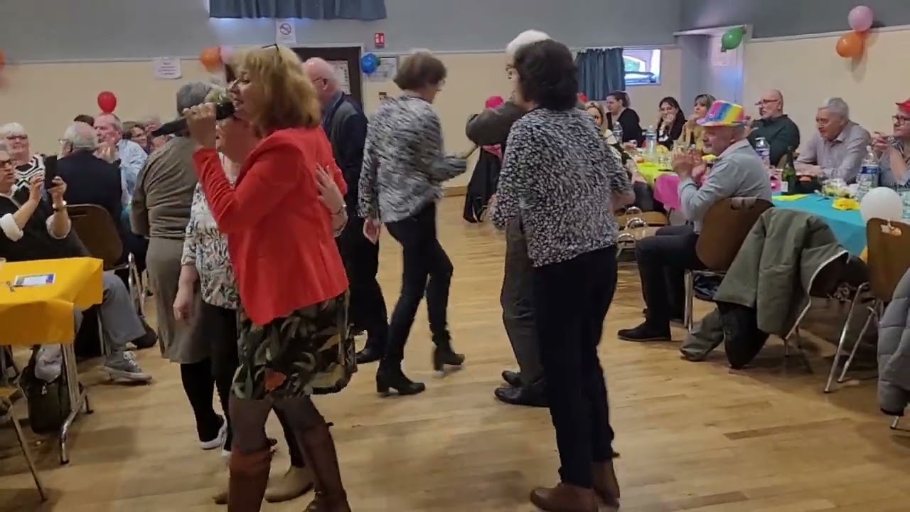 Super dîner dansant de Bessay sur allier, animé par la très sympathique Valérie Jeanthon