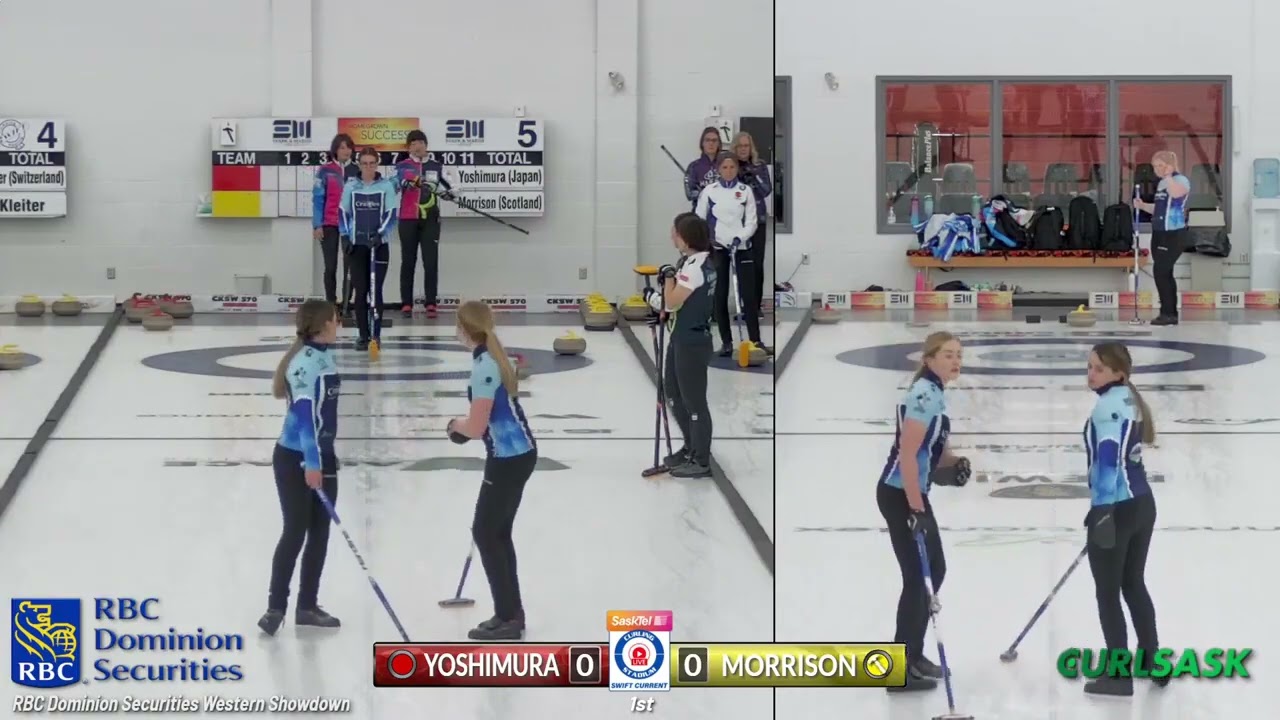 FEATURE  Sayaka Yoshimura vs  Rebecca Morrison  Draw 1  RBC Dominion Securities Western Showdown XCM
