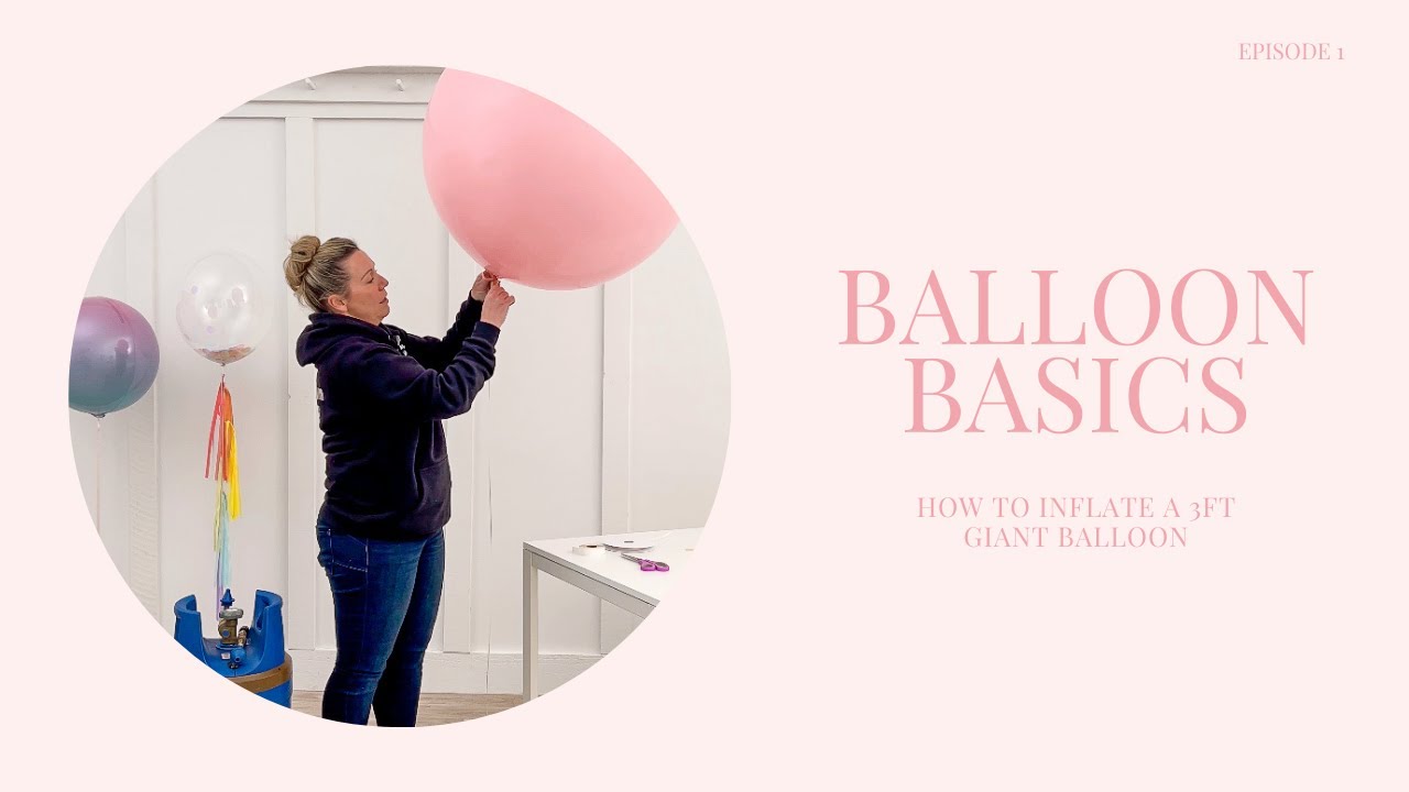 Bubblegum Direct | Balloon Basics: How to Inflate a 3ft Giant Balloon with Helium