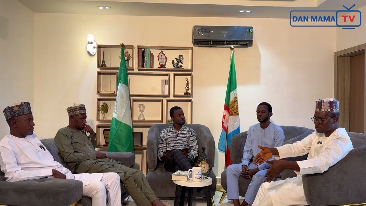 Dr. Saleem Iliyasu Goje campaign team live with Dan mama TV. 