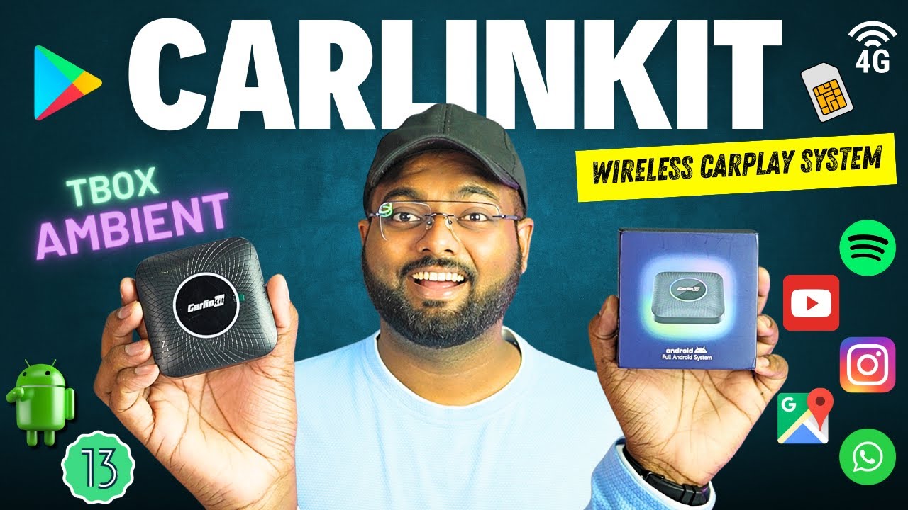 Carlinkit Tbox Ambient - Car Infotainment System | Watch Youtube, Netflix in Car 🔥