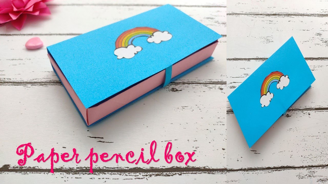How to make a paper pencil box | Easy Origami  Box|  Diy paper Pencil Box using  A4 paper