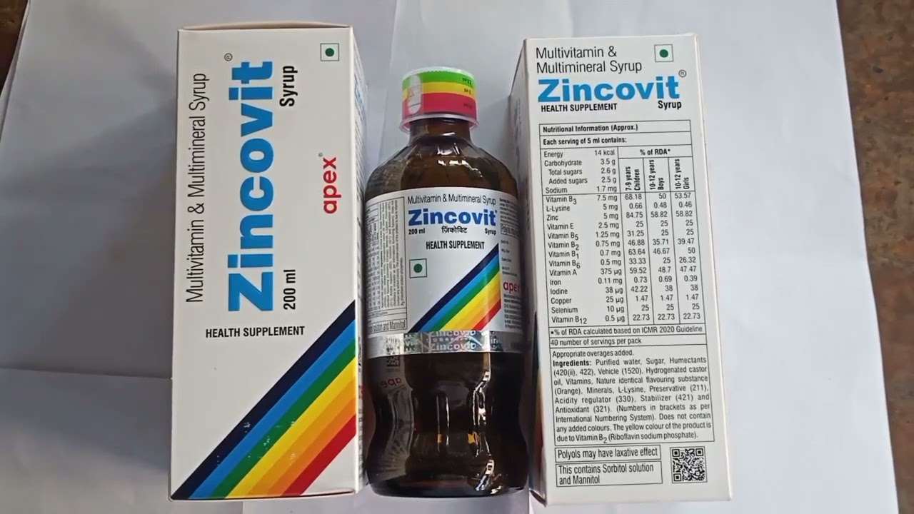 Zincovit syrup malayalam
