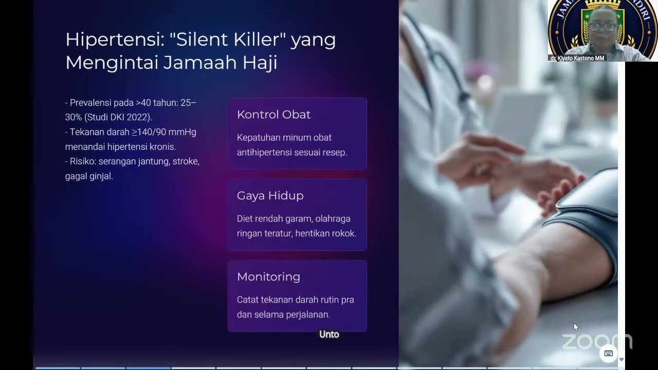 Manasik Kesehatan Jemaah Haji Mandiri Sebelum Keberangkatan