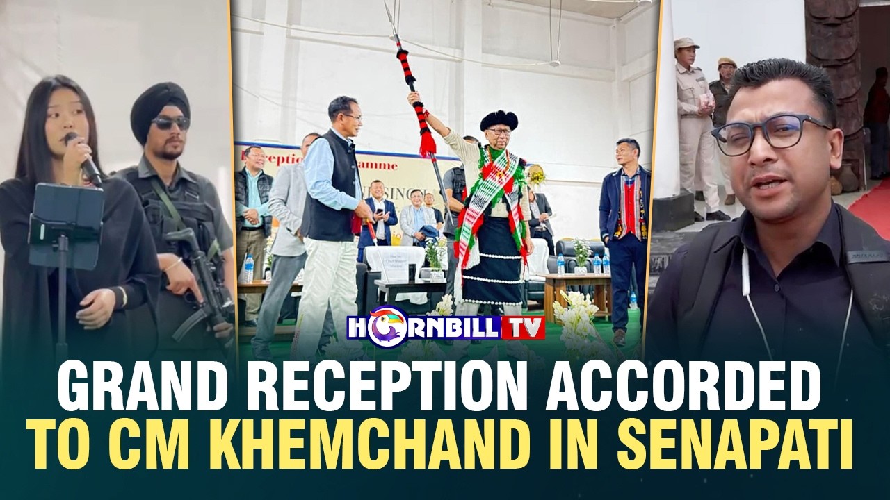 GRAND RECEPTION ACCORDED TO CM KHEMCHAND IN SENAPATI