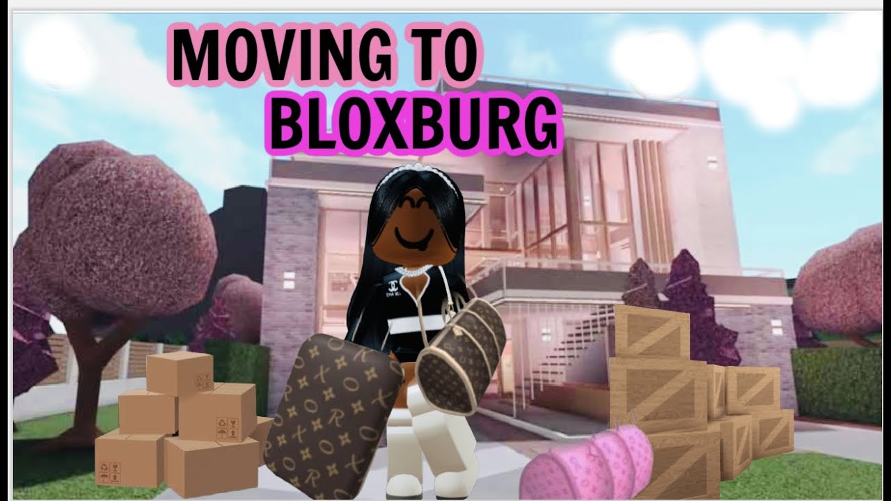 MOVING INTO BLOXBURG-  MET MY SECRET CRUSH! Bloxburg Roleplay