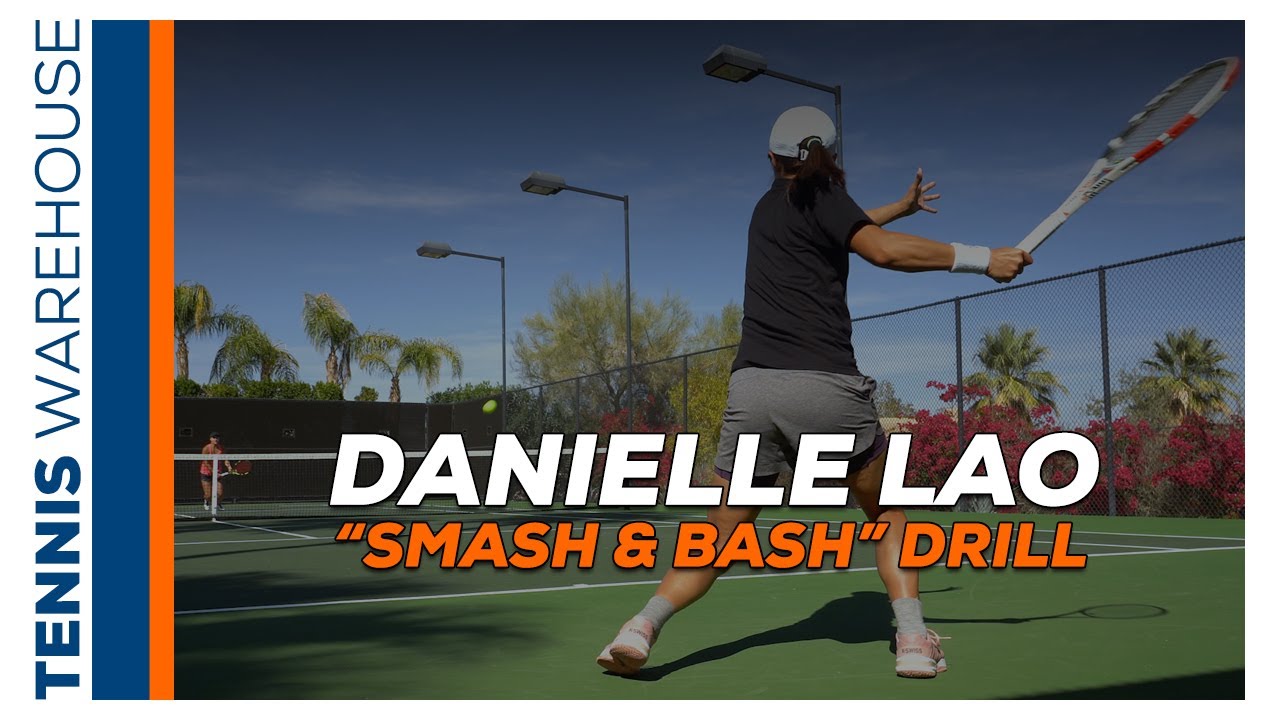WTA & #TeamTW Player Danielle Lao teaches us one of her Favorite Tennis Drills: Smash & Bash 💥🎾