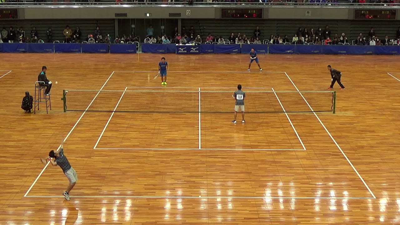 '18 全日本インドアソフトテニス選手権大会 男子 Aブロック 1
