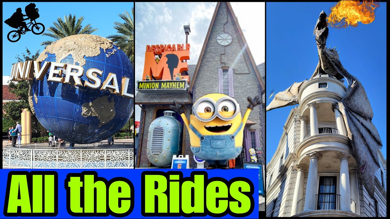 All the Rides at Universal Studios Florida with Height Requirements
