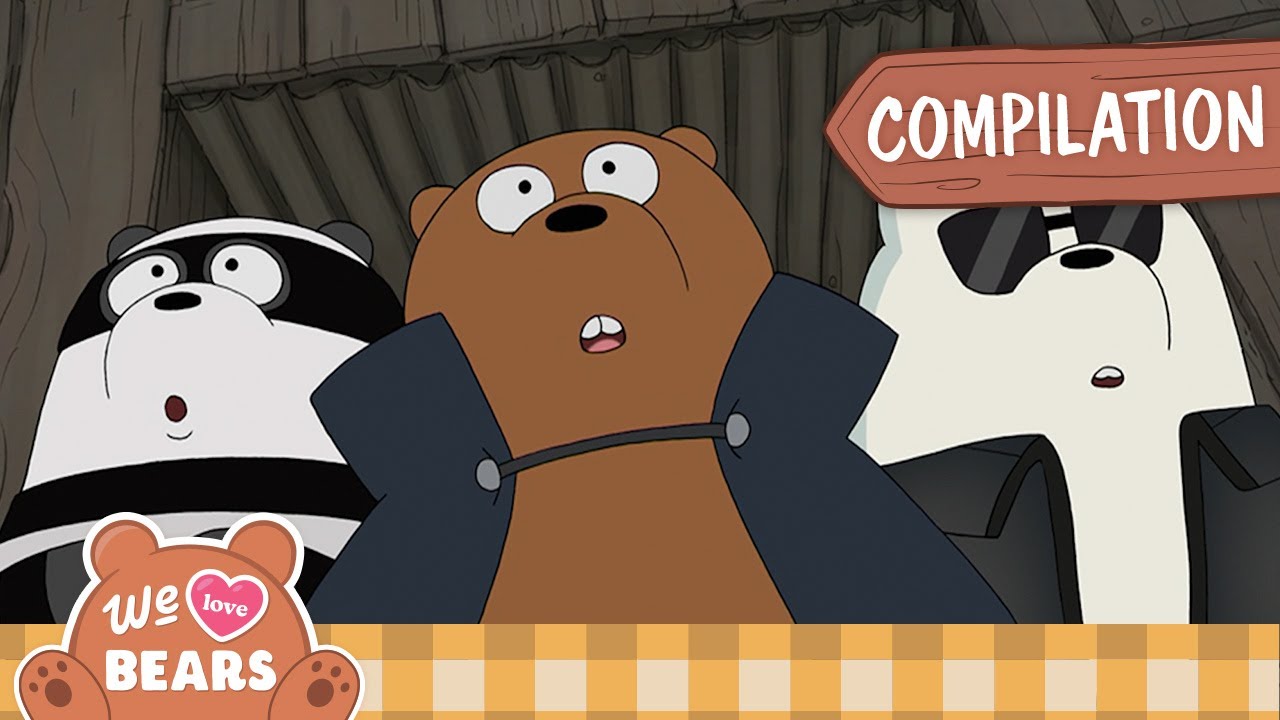 Party Time with the Bears: Cute and Funny Moments | Compilation | We Bare Bears | Cartoon Network