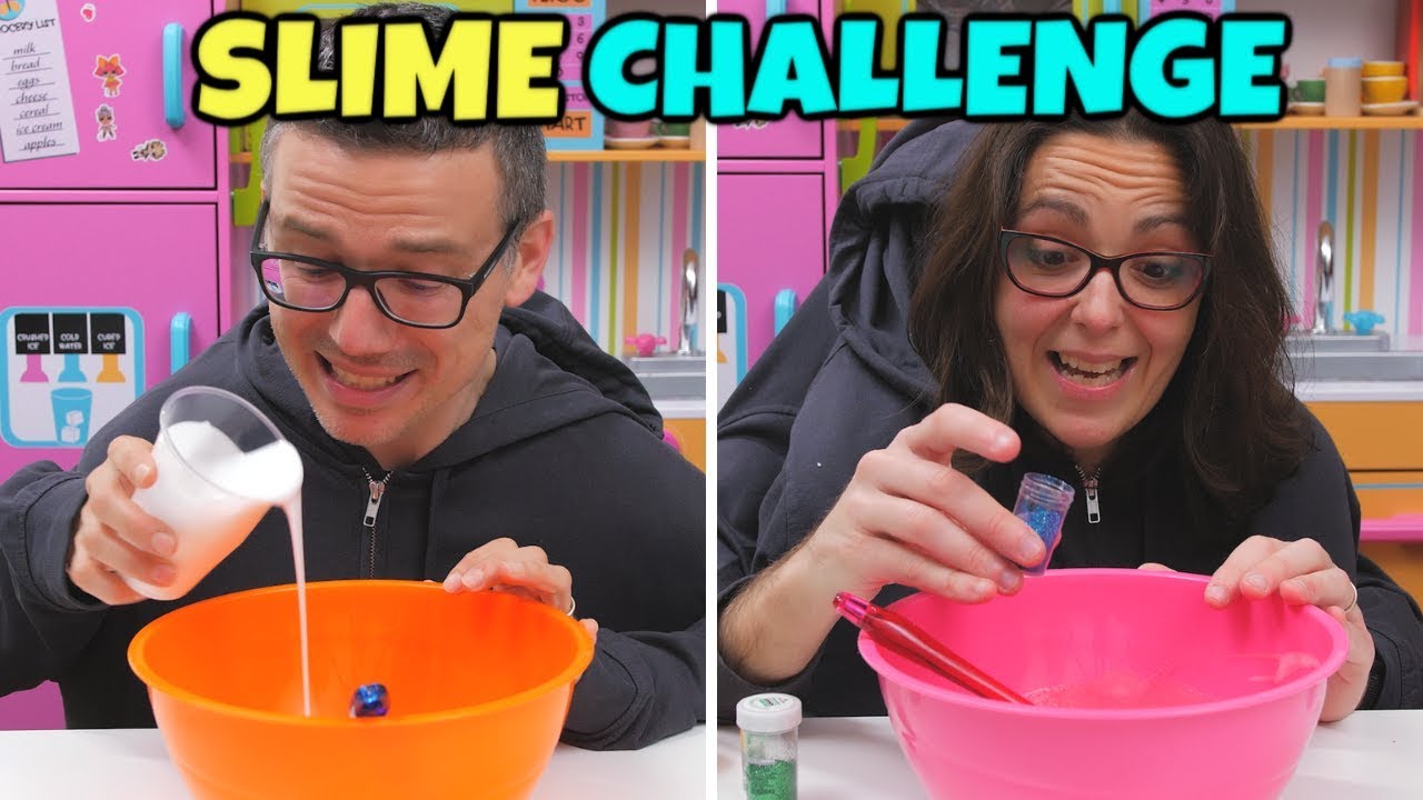 SLIME DI COPPIA Not My Arms CHALLENGE Davide e Ale