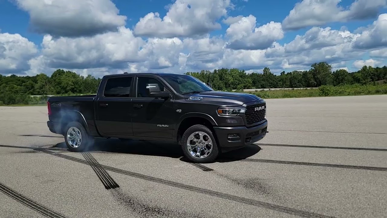 2026 Ram 1500 Hemi Doing a Quick Burnout