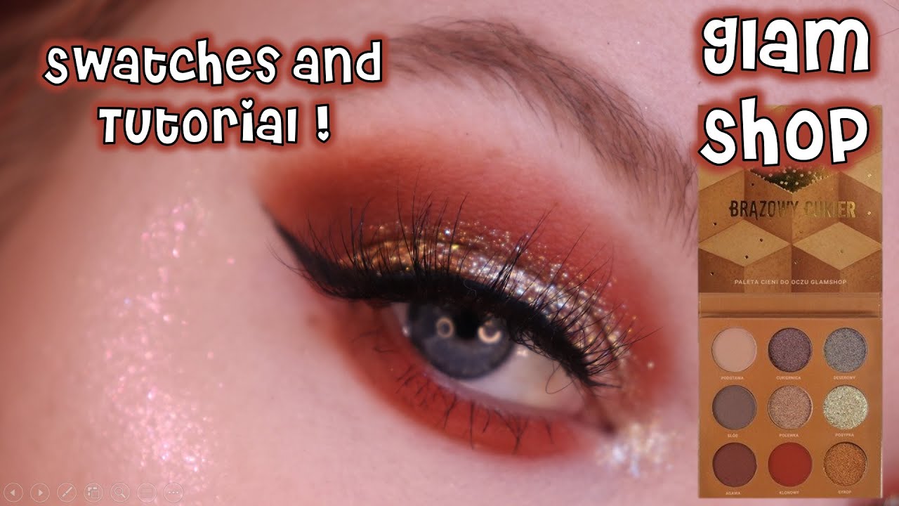 Glam Shop Brazowy Cukier || Swatches + 1 Look ♥