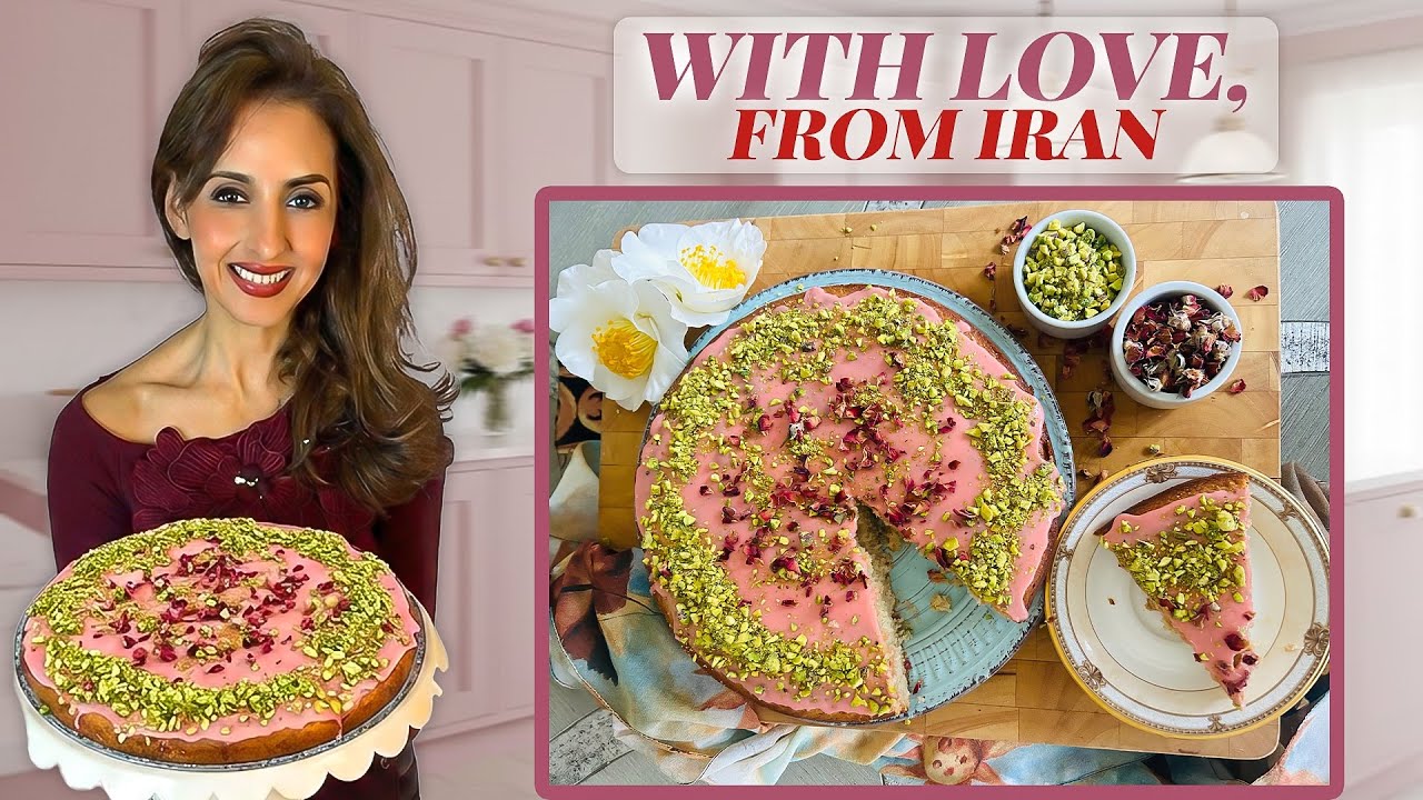 PERSIAN LOVE CAKE ❤️ Bake LOVE,  Not WAR کیک عشق ایرانی
