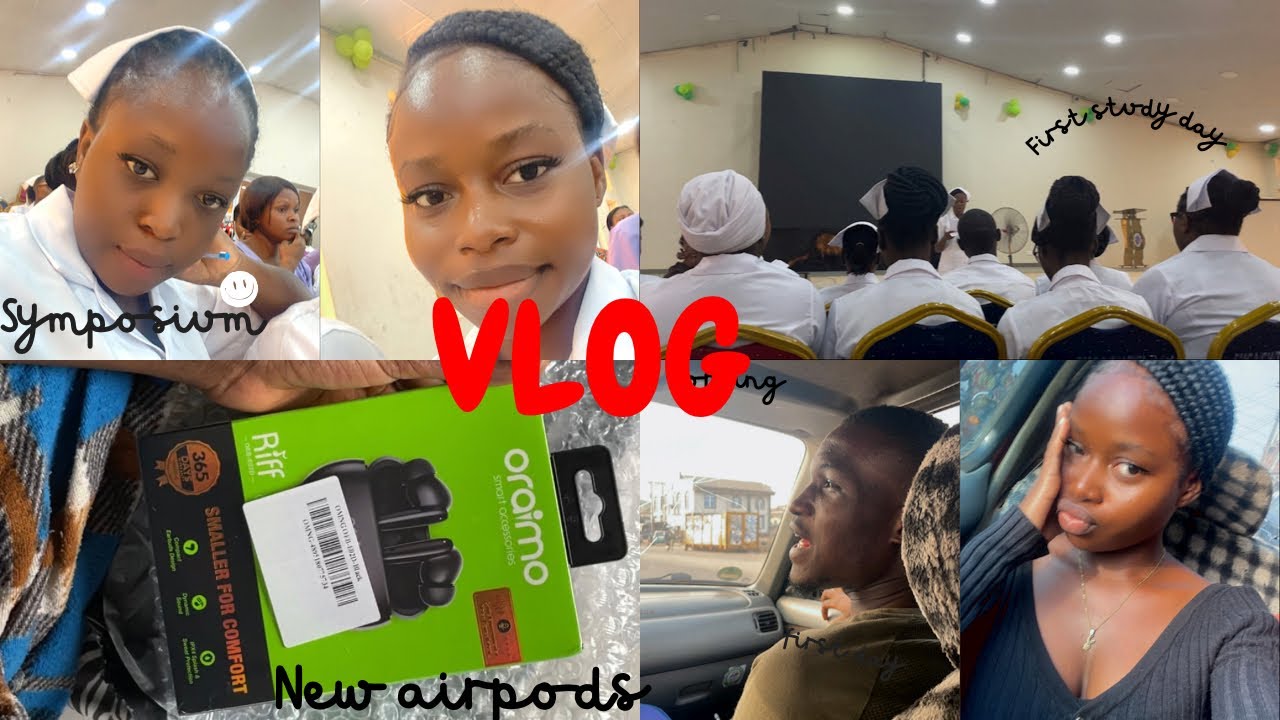 VLOG: WAKING UP EARLY,MY FIRST STUDY DAY, GOT NEW AIRPODS.