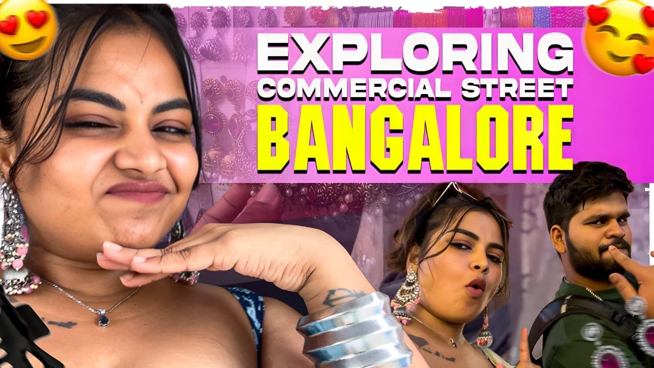 Cheapest shopping market in bangalore | Commercial street shopping Vlog 🔥| Keerthi Shrathah