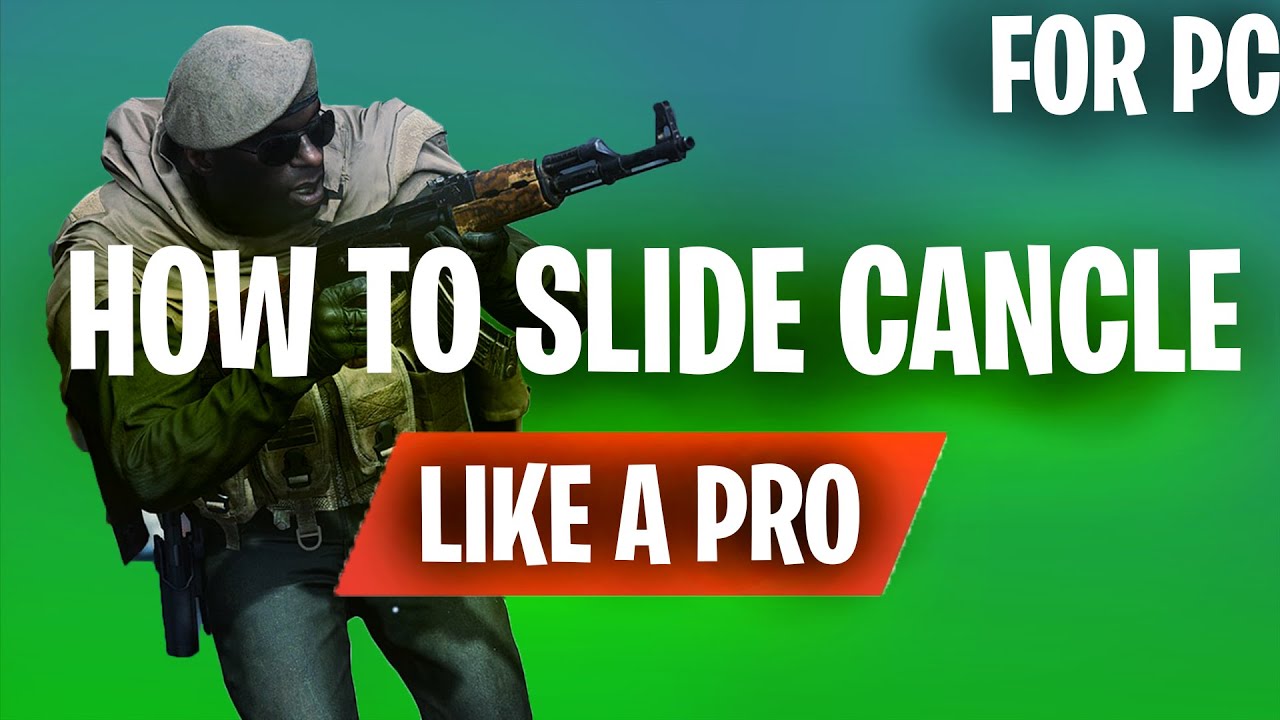 [PC] How to Slide Cancel in Warzone For Beginners