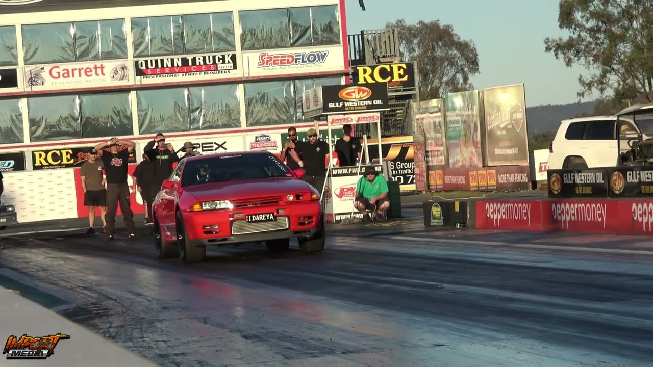 I DARE YA - Nissan GTR R32  runs a PB   8.1